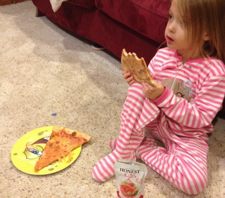 Pizza and jammies
