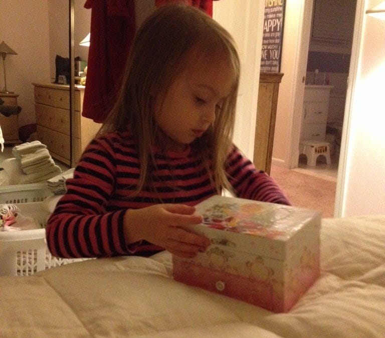 Showing dad my music box