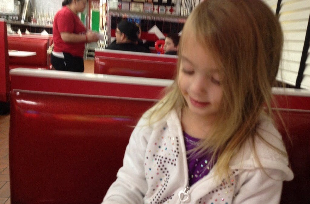 Dad and I went out for dinner