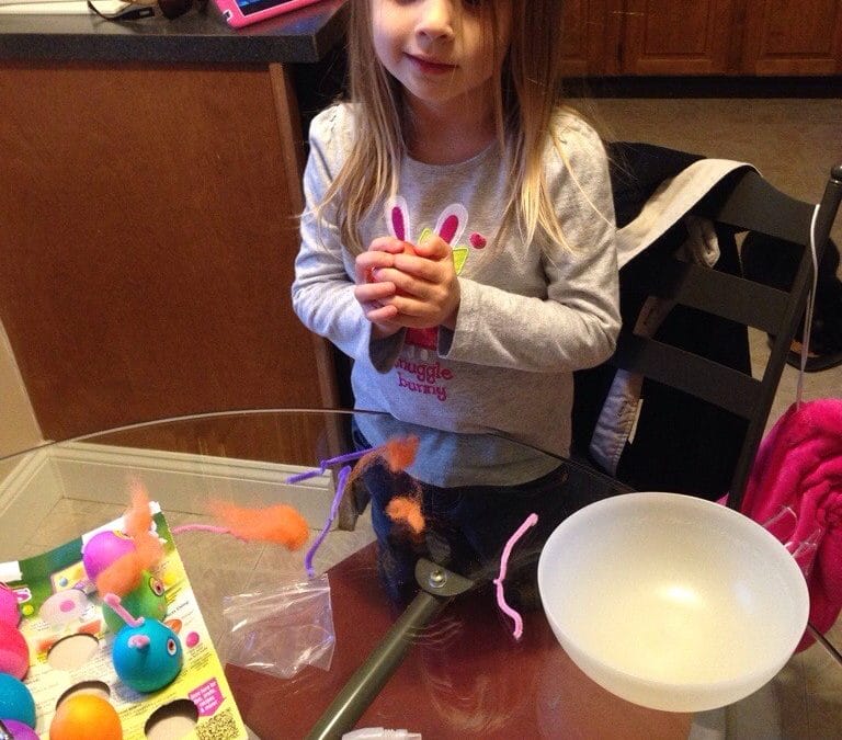 Coloring and decorating eggs