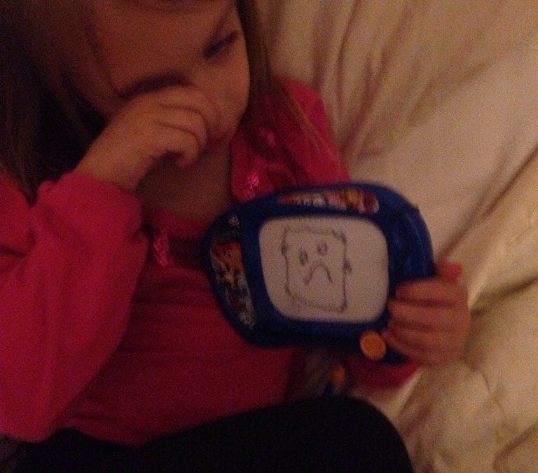 This is a picture of me crying