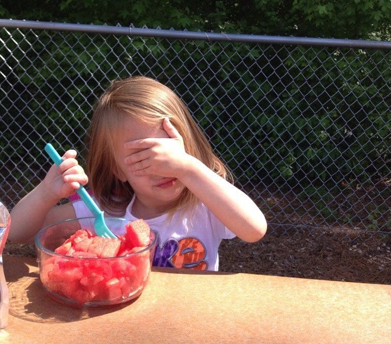 Starting with a snack