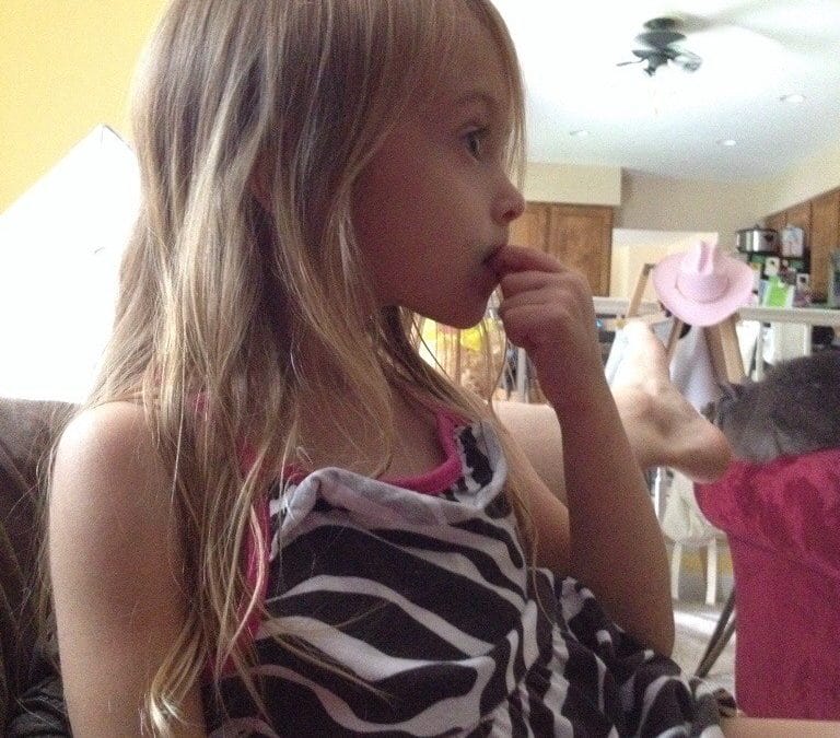 Just me sitting on dad