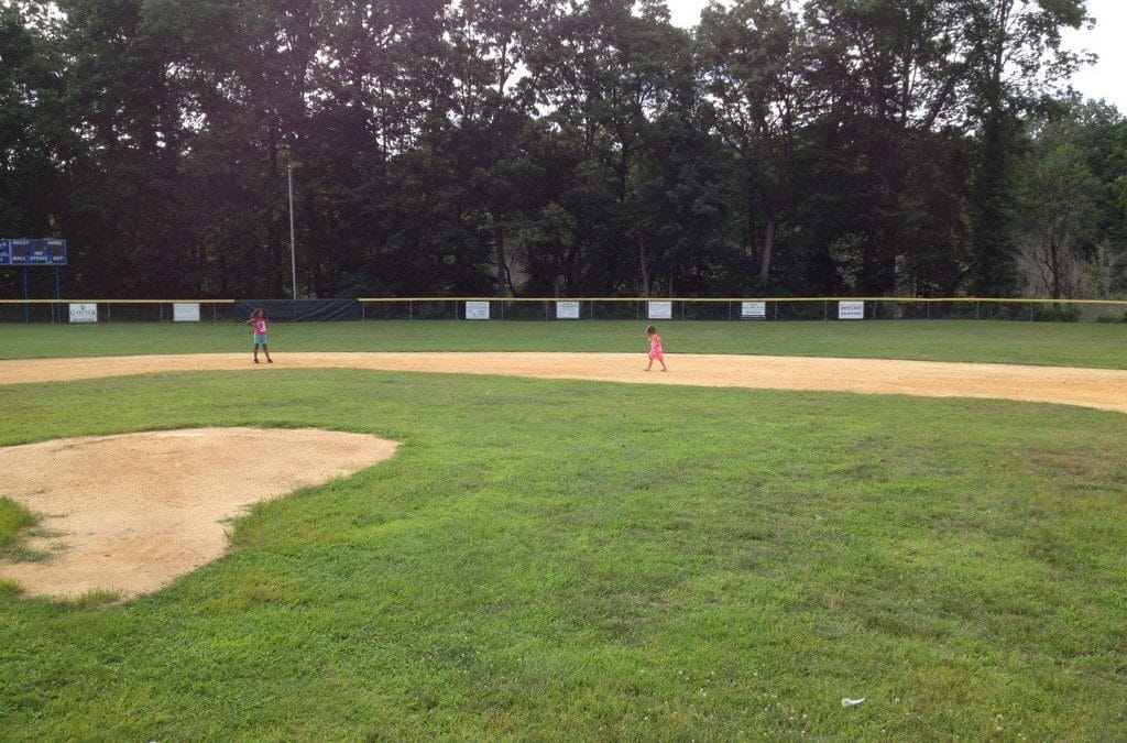 Nani and me at the baseball field