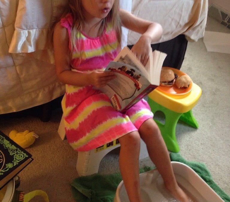 Just soaking my feet