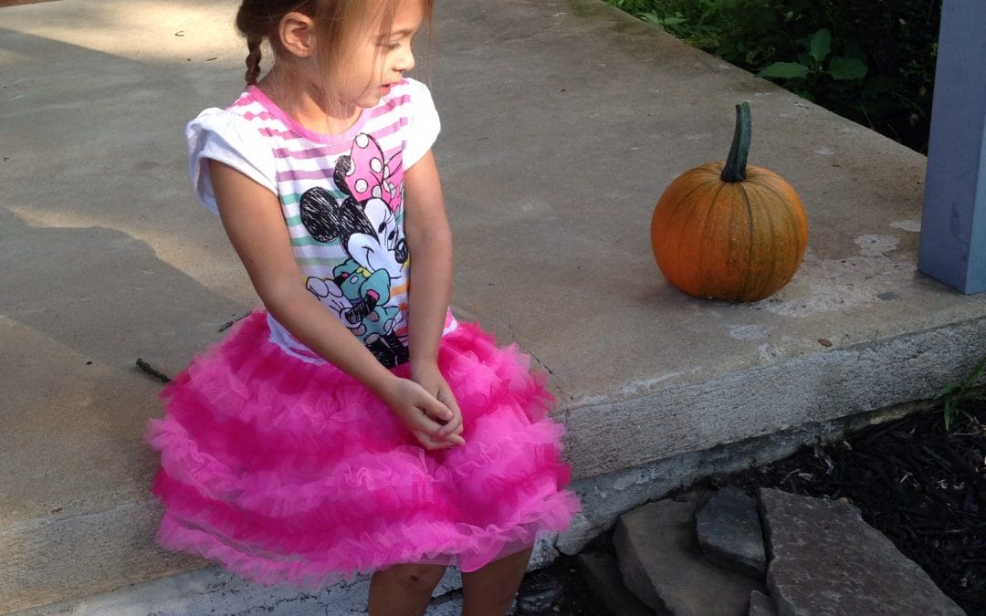 Singing to my pumpkin