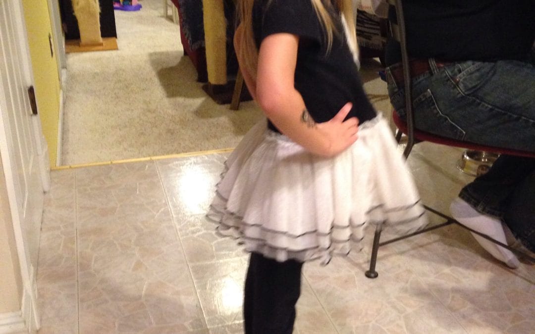 A girl and her shoes