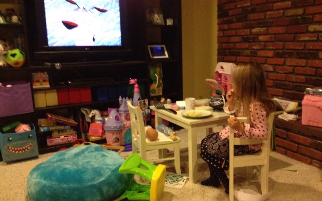 Watching Courage the Cowardly Dog