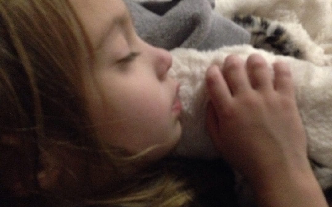 Fell asleep on mommy