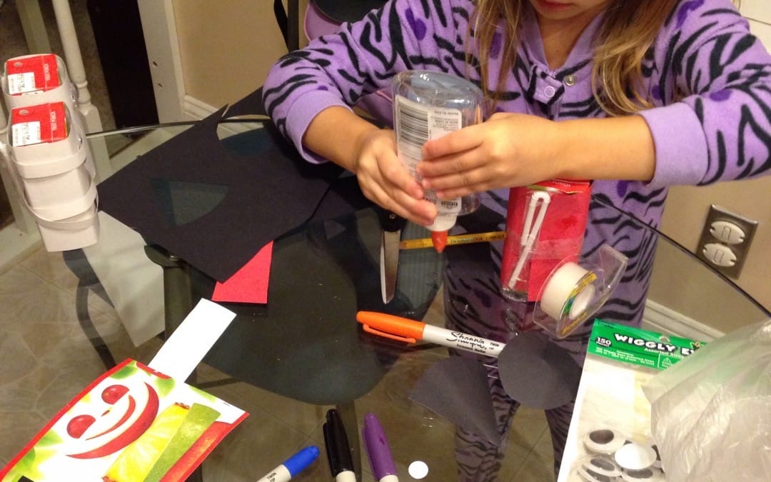 Making juice box monsters 