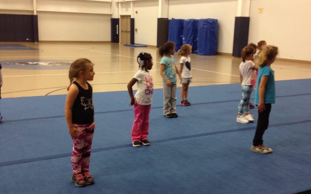 Daddy got to see me cheer