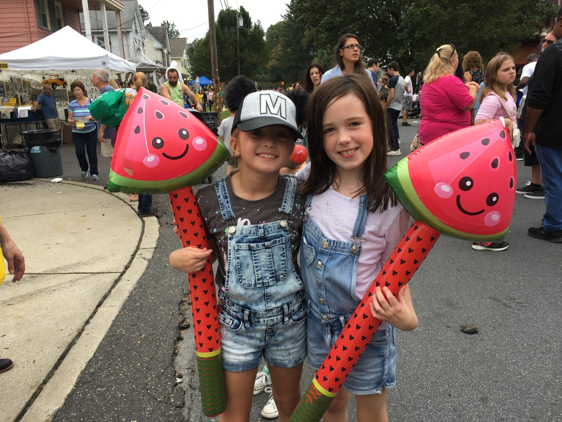 Hanging out with a friend